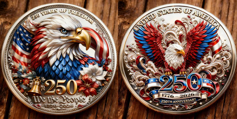 🏆New Year 60% OFF- U.S 250th Anniversary Commemorative Medallion