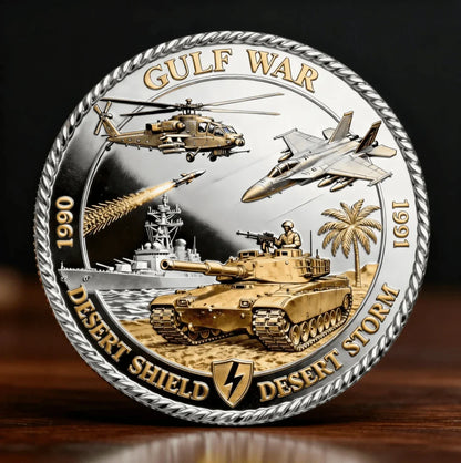 🏆35th Anniversary Flash Sale - Desert Shield And Desert Storm Challenge Coin