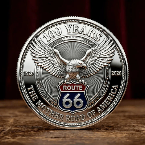 🏆Flash Sale 60% OFF -🛣️ Route 66 – 100 Years of Freedom Commemorative Medallion