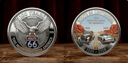 🏆Flash Sale 60% OFF -🛣️ Route 66 – 100 Years of Freedom Commemorative Medallion