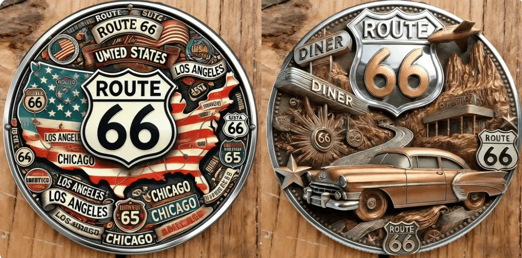 🏆Flash Sale 60% OFF -🛣️ Route 66 – 100 Years of Freedom Commemorative Medallion