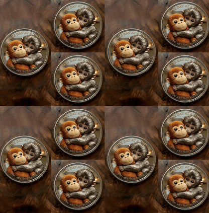 🏆Last Day 60% OFF-🪙 Emotional Support Monkey Coin🐒